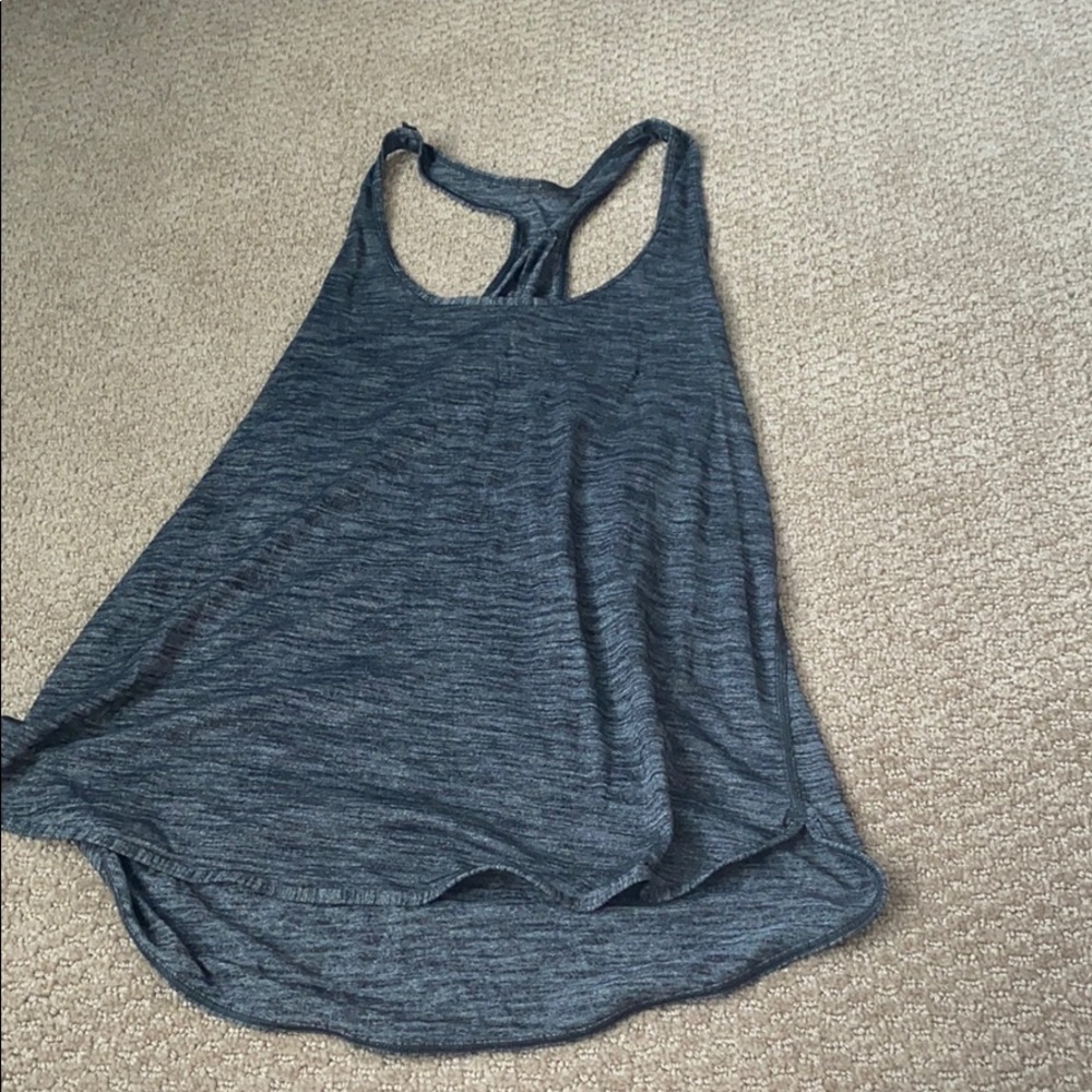 Grey lululemon tank top